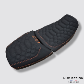 Selle BMW GS 1300 Adventure Nid D'abeille Nubuck Orange