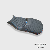 Housse de selle BMW GS 1200/1250 Nid D'abeille 1 Triples surpiqures 