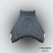 Housse de selle Classique Matelassée KTM 790 Duke Pilote